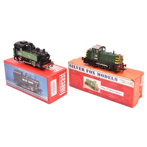 182 - 2x kit-built OO gauge BR dock shunter locomotives. A brass and white metal 0-6-0T US built Southern ... 