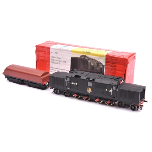 188 - A brass kit-built OO gauge BR (LMS built) Fell Diesel locomotive from a kit by A1 Models. 4-8-4 loco... 