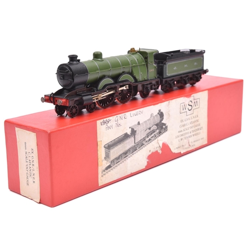 190 - A white metal kit-built OO gauge Great Northern Railway locomotive from a kit by WSM. Class C1 4-4-2... 