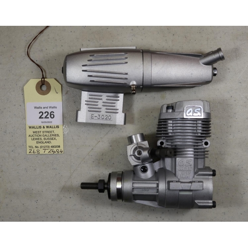 248 - O.S. model aircraft engine for radio controlled aircraft. Model No. MAX 55AX /15610, complete with s... 