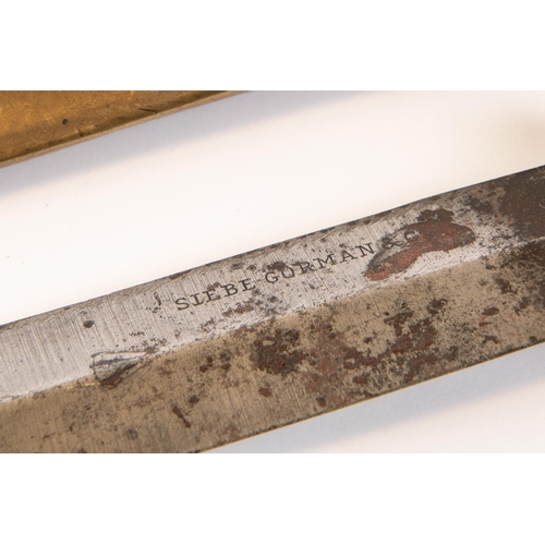 250 - A Siebe Gorman diver's knife, DE blade 7½