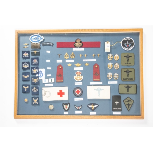 185 - An extremely comprehensive collection of RAF Medical Unit insignia, including R.A.F.N.S, P.M.R.A.F.N... 