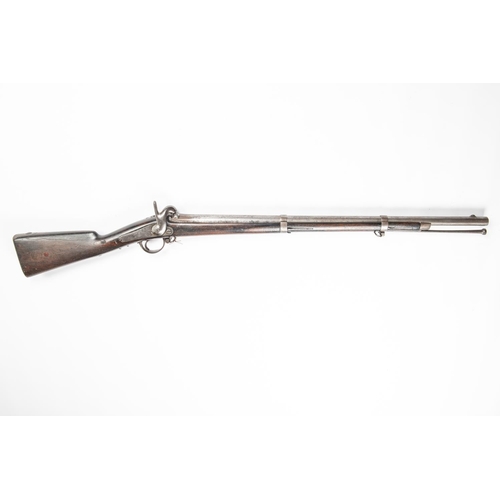 341 - A French 12 bore (18mm) Model 1842 rifled percussion carbine, 45