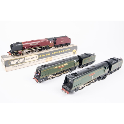 181 - 3 Wrenn Railways Locomotives. A BR Coronation Class 4-6-2 tender locomotive, City of London, (W2226)... 