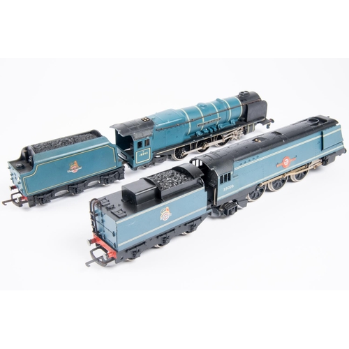 184 - 2 unboxed Wrenn Railways BR 4-6-2 tender locomotives. A Merchant Navy Class, Lamport & Holt Line (W2... 