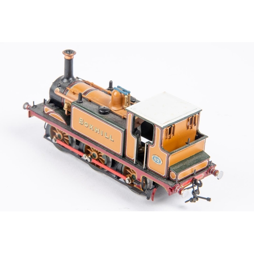 190 - An OO gauge brass kitbuilt LBSCR Terrier Class A1 0-6-0T locomotive, Boxhill 82, in Improved Engine ... 