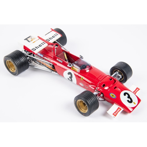 264 - A Grand Prix Classics 1/18 scale 1970 Ferrari 312B Formula One Racing Car. In red with similar inter... 