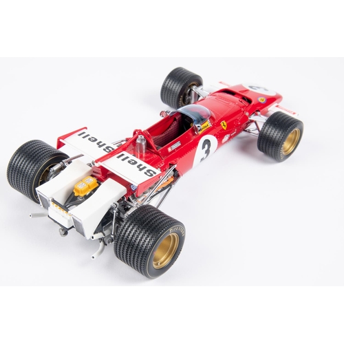 264 - A Grand Prix Classics 1/18 scale 1970 Ferrari 312B Formula One Racing Car. In red with similar inter... 