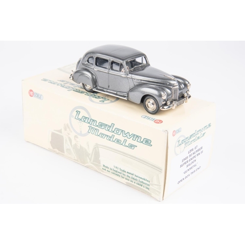 341 - Lansdowne Models LDM.67 1949 Humber Super Snipe MkIII Saloon, 'Gunmetal'. In metallic dark grey with... 