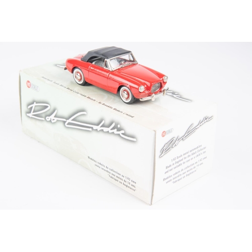 343 - Lansdowne Models Rob Eddie Series 13A 1956 Volvo P1900 Sports. Top-Up in red with black roof with pa... 