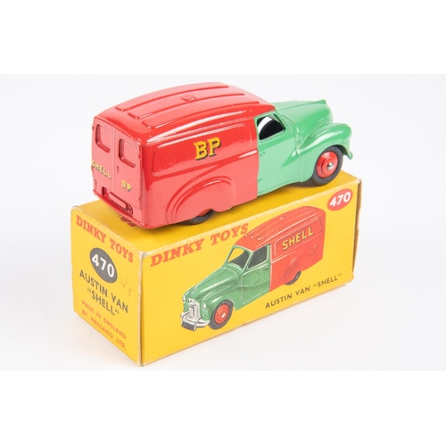 429 - Dinky Toys Austin Van (470). In green and red Shell BP livery. Boxed, minor wear. Vehicle VGC-Mint. ... 