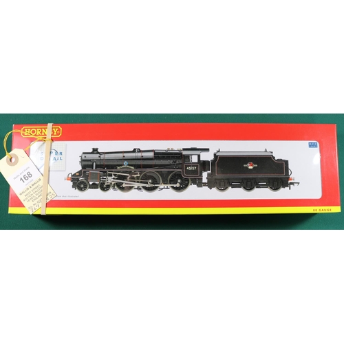 168 - A Hornby '00' gauge BR class 5MT 4-6-0 Tender Locomotive 'The Glasgow Highlander' RN 45157 (R2449). ... 