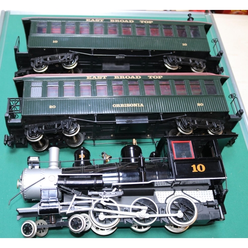 206 - A quantity of G scale by Bachmann, LGB, etc. mostly for running on 45mm track. Including 2x locomoti... 