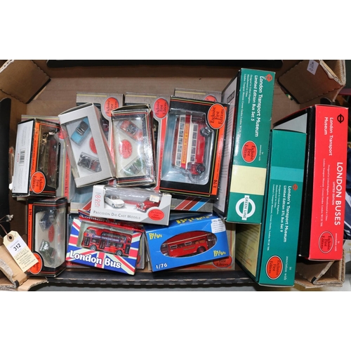 312 - 18x EFE London Transport buses, coaches and cars, including code 2 examples and 3x boxed sets. An LT... 