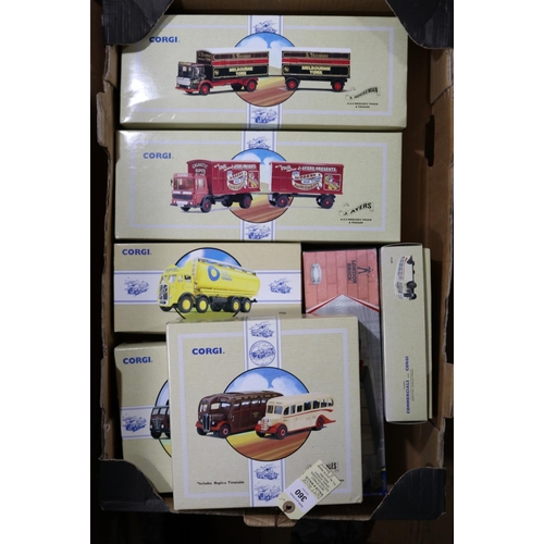 360 - 22x Corgi coaches and commerical vehicles. Including; Bedford OB coaches in various operator's liver... 