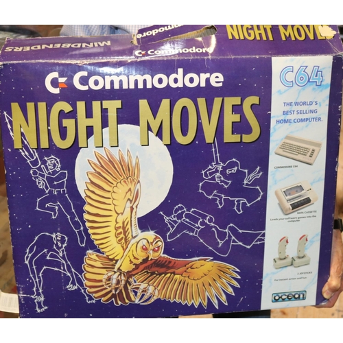 261 - A Commodore 64 Night Moves C64 box set. Comprising; computer, 1530 Datassette Unit (Model C2N), 2x j... 