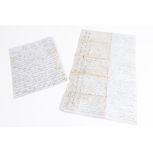 134 - Two interesting Crimean War letters, written during the Siege of Sebastopol (Oct 1854 - Sept 1855), ... 