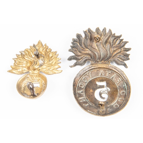 162 - Pre 1881 glengarry badges of the 5th and 7th Regiments of Foot (KK 425 and 427). GC (the first sligh... 