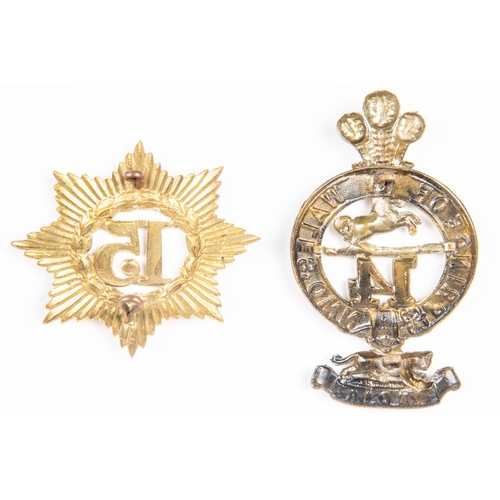 164 - Pre 1881 glengarry badges of the 14th and 15th Regiments of Foot (KK 440 and 442). GC  £50-100