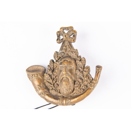 173 - Royal Anglesey Light Infantry Militia glengarry badge, 1874-77 (KK 1262). GC £60-100