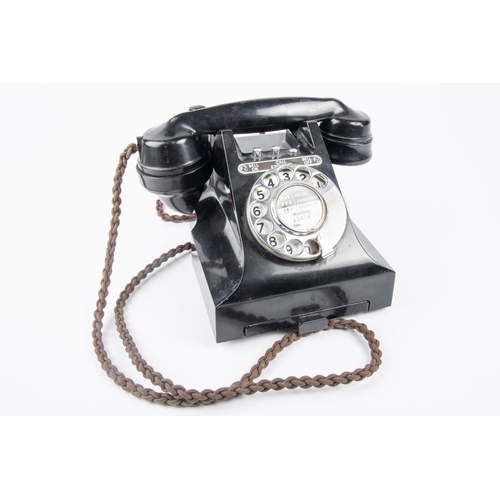 18 - A GPO 1940s/1950s 300 Series telephone. Model 328L with integral drawer. Stamped to the base with '3... 