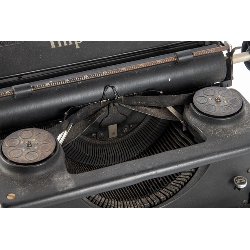 19 - An Imperial No.50 typewriter. A 1940s scarcer 'War Finish' model. Appears to be GC for age, with som... 