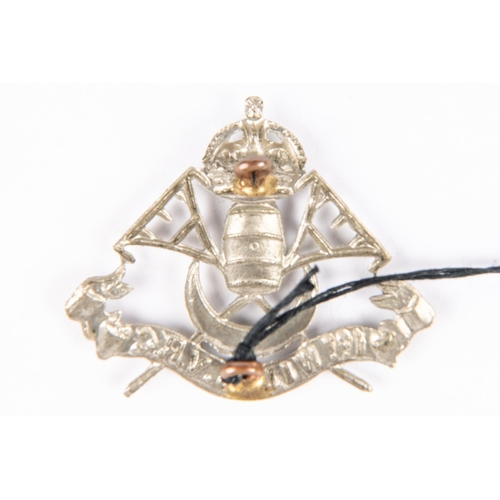 209 - A WM cap badge of the 1st Wiltshire V.R.C., 1902-08 (KK1581). GC  £80-120