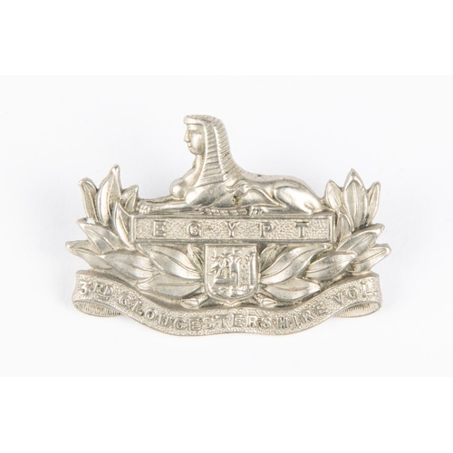 212 - A WM cap badge of the 3rd Gloucestershire Vols. GC £30-50