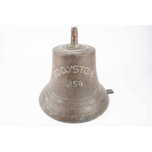 24 - A brass bell, height 12