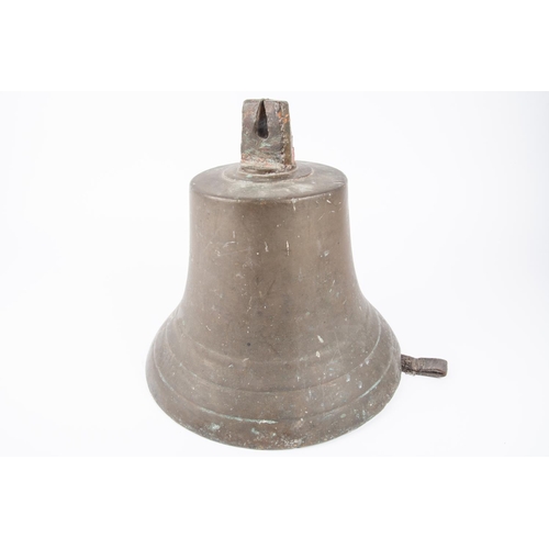 24 - A brass bell, height 12