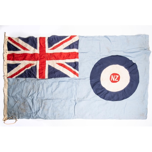 244 - A NZ RAF stitched flag, 3' x 5', marked on edge 