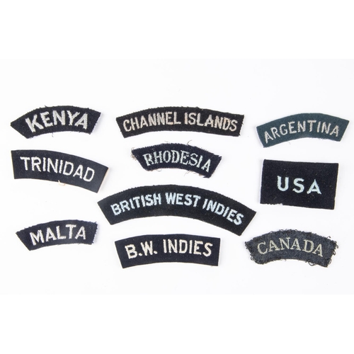 274 - 10 RAF Nationality titles Rhodesia, Kenya, Argentina, Malta, B W Indies, Channel Islands, Trinidad, ... 