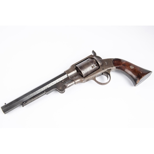 358 - A Rodgers and Spencer .44 6 shot percussion revolver, barrel 7½