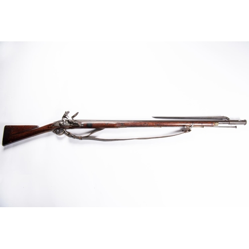 360 - A 10 bore India pattern Brown Bess flintlock musket, the barrel with Tower private proofs and ordnan... 