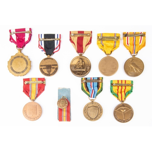 73 - USA medals (8): Meritorious Service for non combat service 1969; Prisoner of War medal 1986; Marine ... 