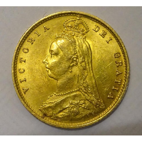 75 - Victoria, AV Half Sovereign 1887 Jubilee head issue, GVF  £120-140