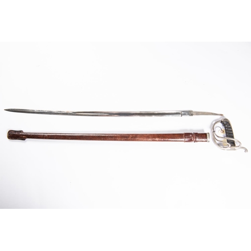 439 - An Artillery or Light Cavalry NCOs sword of 1821 pattern, plain fullered blade 32