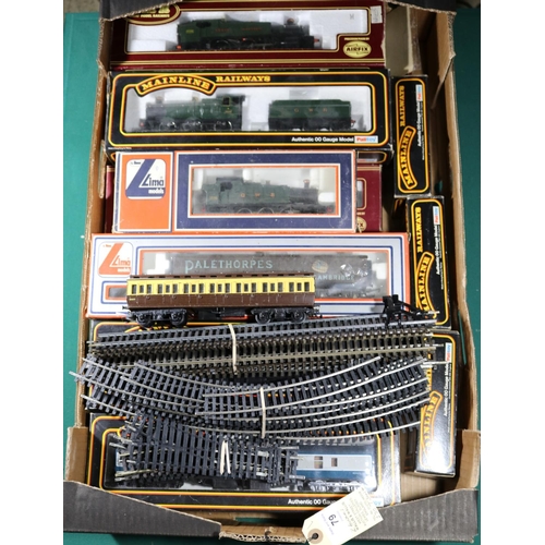 79 - A quantity of 'OO' gauge Railway. Mainline, GMR, Lima and Airfix including 2x GWR Castle class locot... 