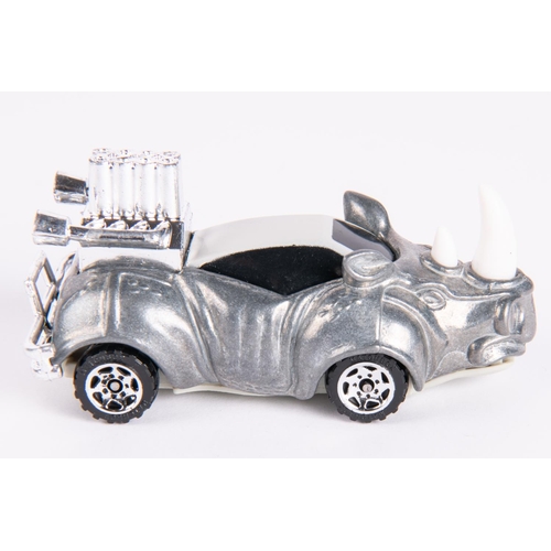 328 - Matchbox Rhino rod car. Unspun raw body with grey base, From New Jersey Matchbox Facility 1994. VGC ... 