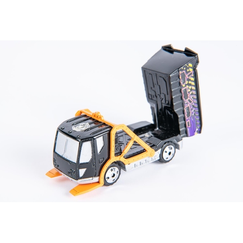 335 - Matchbox refuse truck. Solid painted resin with hand finished decoration, 5oth logo, From Matchbox N... 