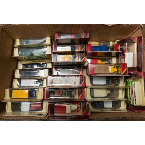 344 - 70x Matchbox Models of Yesteryear in cream or maroon window boxes. Includes; Ford Model T tanker. Fo... 