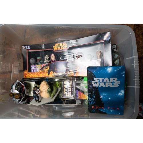 367 - 60+ Star Wars collectables from Episode One onwards. Including; Action Collection Yoda figure. Elect... 