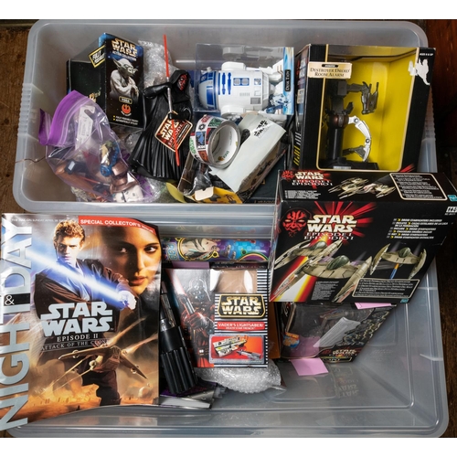 367 - 60+ Star Wars collectables from Episode One onwards. Including; Action Collection Yoda figure. Elect... 