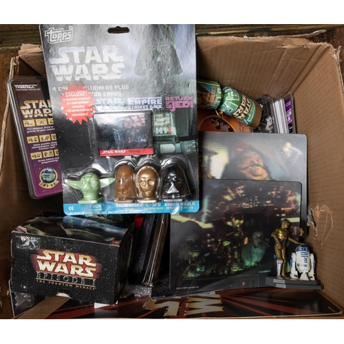 368 - 40+ Star Wars collectables from Episode One onwards. Including; 3x Interactive Talking Banks with fi... 