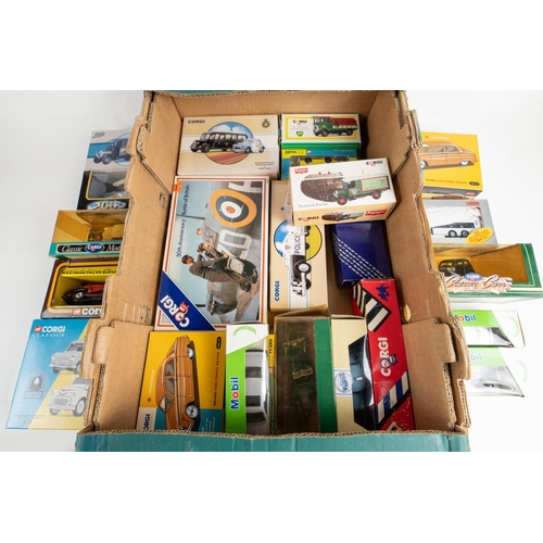 455 - A quantity of Corgi Toys. Including 2x 50th Anniversary Ford Consul Saloon. Morris Minor Van set - P... 