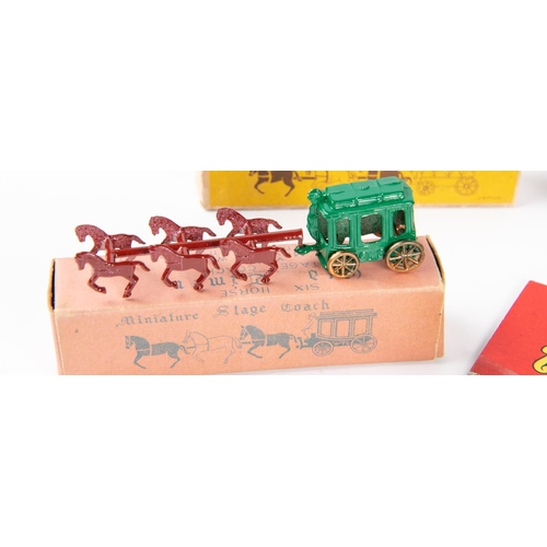 618 - Quantity of mainly Japanese manufacturers, metal Santa Claus on sled, with 8 reindeer in flying posi... 