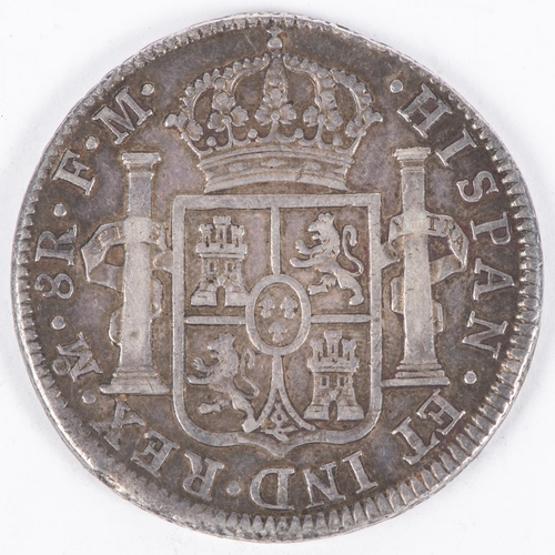 124 - Spanish America: Charles IV AR 8 Reales 1795, Mexico mint, VF/GVF, with a pleasing patina. £80-100