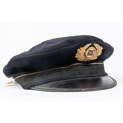 132 - A Third Reich Veterans Association peaked cap, marked inside 