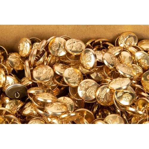 270 - A box of Continental Air Force tunic buttons, label states 700 pcs Boutons Dores Au Feu. Buttons. VG... 