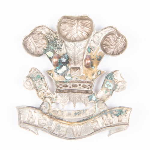 308 - 1st Vol Bn The Welsh Regiment WM cap badge. GC £40-50